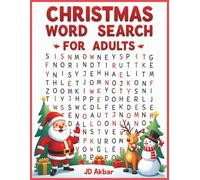 CHRISTMAS WORD SEARCH for ADULTS: Cozy Holiday Word Search for Adults | Large Print Puzzle Book with Festive Words, Brain Games & Relaxing Winter Fun