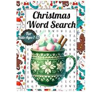 Christmas Word Search For Kids Ages 7-12: 80+ Large Print Christmas Word Search Puzzles Filled with Festive Fun, Winter Traditions, Holiday Vocabulary, and Brain-Boosting Entertainment.