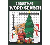 Christmas word search for kids ages 8-12: Jumbo Kids activity book with big print| Increase Christmas Vocabulary |Meaningful Christmas gift for kids ( ... Secret Santa and White elephant gift idea)