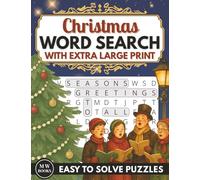 Christmas Word Search for Seniors With Dementia Extra Large Print: Easy to Solve Puzzles for Elderly Adults to Support Memory Care and Relaxation