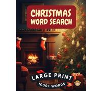 Christmas Word Search: Holiday and Winter Season Large Print Word Search Book for Teens, Adults and Seniors with 50 Themed Word Find Puzzles