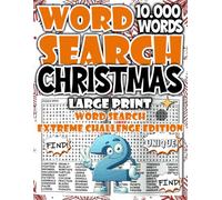 Christmas Word Search Large Print - Extreme Challenge Edition: A seasonal test of skill with advanced word searches crafted for adults and seniors.