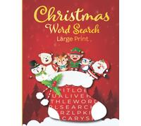 Christmas Word Search Large Print: Winter & Holiday Season Puzzle Book
