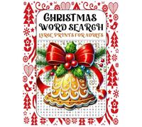 Christmas Word Search Large Prints For Adults: Christmas Holiday Brain-Boosting Challenge for Adults With Celebrate the Season with 1,500+ Christmas Words to Find.