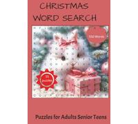 Christmas Word Search Puzzle Book | 50 Puzzles | 500 words | Relaxation: Christmas Word Searches, Holidays, Winter | Gifts for Holidays