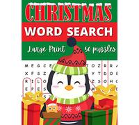 Christmas Word Search: Puzzle Book for Adults and Kids. Large Jumbo Print Games...Holiday Fun Christmas Gifts - Word Search Adult Large Print