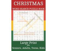 Christmas Word Search Puzzle-Book Large Print for Seniors, Adults, Teens, Kids: Yuletide Word Search Large Print Activity Book, Christmas Gift for ... Lovers Gift Ideas - 6 x 9 Inches, 112 Pages
