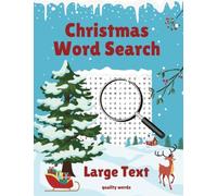 Christmas Word Search Puzzle Book Large Text - Cozy Christian Holiday Puzzle for Adults for Winter Fun