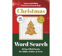 Christmas Word Search Puzzle Book: Relaxing Word Search Puzzles Celebrating Snowflakes, Festive Traditions, and Cozy Christmas Fun | 50 Easy-to-Read ... Puzzle Lovers, Seniors, and Holiday Spirit