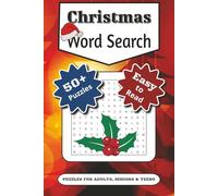 Christmas Word Search Puzzle Book: Word Search with Easy-to-Read Print about Christmas, Santa Claus, Winter Holidays and Festive Traditions | 50+ Fun ... Perfect for Travel, Holidays and Leisure Time