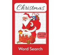 Christmas Word Search Puzzle Book: Word Searches w/ Easy to Read Print about all things Christmas: Christmas Decor, Santa and more! | 6x9 Inches | 110 Pages | 50 + Puzzles | Great for Gift