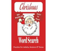 Christmas Word Search Puzzle Book: Word Searches with Easy to Read Print about Christmas, Christmas Carols, Christmas Food and More | 6x9 inches, 110 ... for Christmas, Vacations, and Leisure.