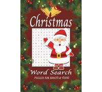 Christmas Word Search Puzzle Book: Word Searches with Easy to Read Print about Christmas, Christmas Reindeer, Christmas Lights and More | 6x9 inches, ... Gifts for Vacation, holidays and Free Times