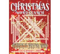 Christmas Word Search Puzzle Book: Word Searches with Easy to Read Print about Christmas, Holiday, Winter, and more. 8.5X11 inches, 110 pages | 50+ Puzzle. Gift for Vacations, Holidays, and Free Time.