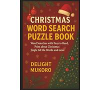 Christmas Word Search Puzzle Book: Word Searches with Easy to read, Print about Christmas Relaxation, Jingle All the Words and more | 6x9 inches 110 ... Gift for Vacations, Holidays and Free Times