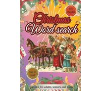 Christmas Word Search Puzzle Book: Word Searches with Easy-to-Read print about Christmas season and holidays, celebrations, santa claus and more | 6 x ... - Gift for Vacation, Holiday and Leisure