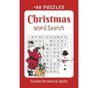 Christmas Word Search Puzzle Book: Word Searches with Easy to Read Print about Christmas, Snowman, Christmas Decoration and More | 6x9 inches, 110 ... | Gift for Vacations, Holidays, & Free Time