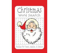 Christmas Word Search Puzzle Book: Word Searches with Easy to Read Print about Christmas, The Holiday Season, Santa Claus and More | 6x9 inches, 110 ... Great for Vacations, Holidays and Relaxation