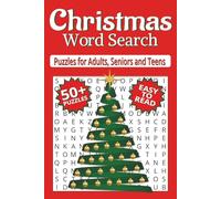 Christmas Word Search Puzzle Book: Word Searches with Easy to Read Print about Christmas, The Nativity, Winter and More | 6x9 inches, 110 Pages | 50+ ... | Gift for Vacations, Holidays and Free Time