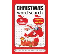 Christmas Word Search Puzzle Book: Word Searches with Easy to Read Print about Christmas, Winter, December and More | 6x9 inches, 110 pages | 50+ Puzzles... Gift for Vacations, Holiday and Free Times