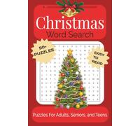 Christmas Word Search Puzzle Book: Word Searches With Easy to Read Print About Christmas, Winter, Holiday Season Word Search and More | 6x9 Inches, ... Gift for Vacations, Holidays and Free Time