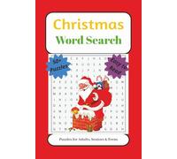 Christmas Word Search Puzzle Book: Word Searches with Easy to Read Print about Christmas, Word search for adults, Christmas puzzle book, Christmas ... Gift for Vacations, Holidays and Free Times.