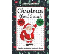 Christmas Word Search Puzzle Book: Word Searches with Easy to Read Print about Crismtas, Holiday, Winter and More | 6x9 inches, 110 pages | 50+ Puzzles... Gift for Vacations, Holidays and Free Times