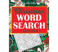 Christmas Word Search Puzzles, Large Print