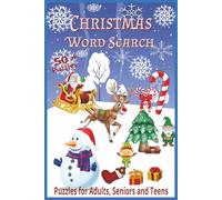 Christmas Word Search: Word Search Puzzle Book With Easy To Read Print About Christmas, Ornaments, Traditions, and More | 6x9 inches, 120 Pages | 50 + ... For Vacations, Holidays, and Relaxation.
