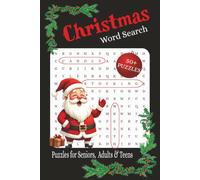 Christmas Word Search: word Search Puzzle with Easy Print about Christmas, 6 x 9 size, 110 pages, 50 plus puzzles. Gift for Holidays, vacations, and relaxing