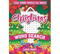 Christmas Wordsearch: Over 2000 Words, Large Print, Adult Christmas Wordsearch