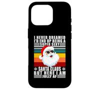 Christmas Work Party Department Store Santa Claus Jolly AF Case for iPhone 16 Pro