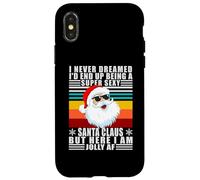 Christmas Work Party Department Store Santa Claus Jolly AF Case for iPhone X/XS