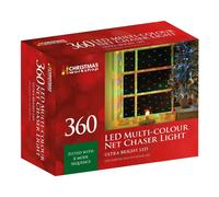 Christmas Workshop 360 LED Net Chaser Lights- Multi Coloured