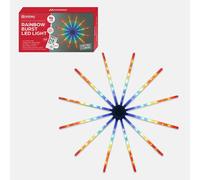 The Christmas Workshop 73689 Colour Changing Smart Lights / 12 LED Strips/Remote Controlled/Easy Self-Adhesive Installation/USB Powered