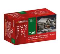 Christmas Workshop 720 LED Icicle Chaser Lights- White