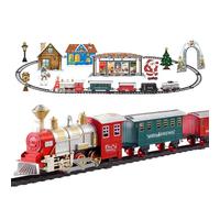 Christmas Workshop 81020 Deluxe Santa’s Express Delivery Christmas Train Set | 330CM Length Track | Realistic Sounds & Light | 26 Piece Set | Battery Operated