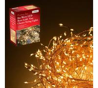 Christmas Workshop 8M 680 Micro LED Rose Gold Cluster String Lights