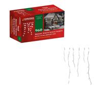 Christmas Workshop 960 LED Icicle Light - White