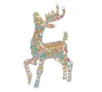 Christmas Workshop LED Reindeer Iridescent Effect 50cm