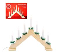 Christmas Workshop Pine Wooden Candle Bridge