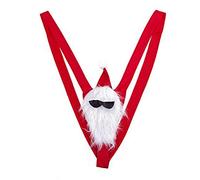 Christmas World Cheeky Secret Santa Xmas Mankini White