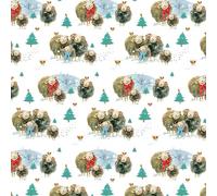 Christmas Wrap & Tags - Huddling Herdwicks (5 Sheets & 5 Tags)