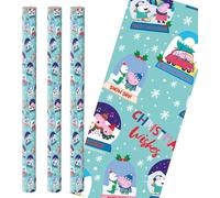 Christmas Wrapping Paper 3 x 2M Rolls Gift Wrap - Peppa Pig