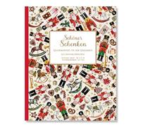 Christmas Wrapping Paper Book - Coppenrath - 10 Festive Gift Wrap Sheets Travel-Friendly (Nutcracker)