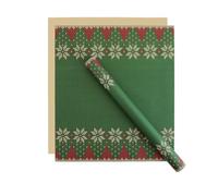 Christmas Wrapping Paper Christmas Wrapping Paper Art Aesthetics Floral Sweater Pattern Packaging Paperkraft Flower Present(Color 4)