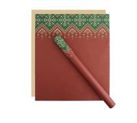 Christmas Wrapping Paper Christmas Wrapping Paper Art Aesthetics Floral Sweater Pattern Packaging Paperkraft Flower Present(Color 2)