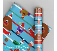 Christmas Wrapping Paper Hey Duggee 2 Sheets & 2 Tags