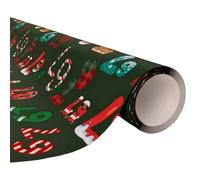 Christmas Wrapping Paper Roll Mini Roll Funny Wrapping Paper Six Seven Meme Gift Wrap for Christmas Secret Santa & Gag Gifts 90/180/450 * 50cm