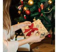 Christmas Wrapping Paper Roll-Perfect for Xmas, Birthday, Festival, Party Gifts & Festive Decors Xmas Wrap | Christmas wrapping paper roll (C-Deer)